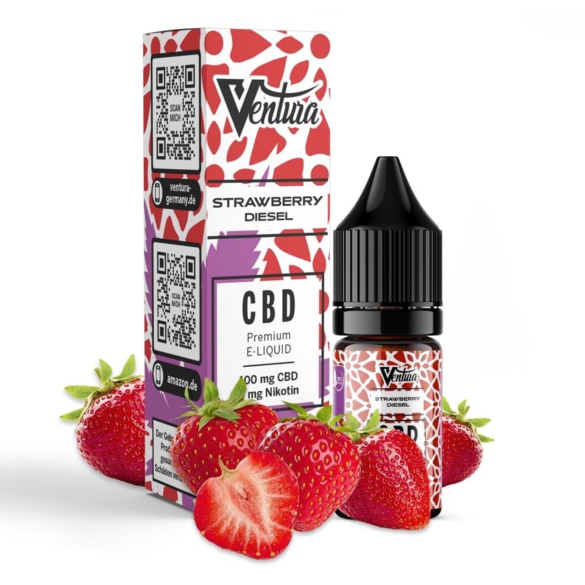 Ventura - Strawberry Diesel CBD Liquid 10ml | 600mg