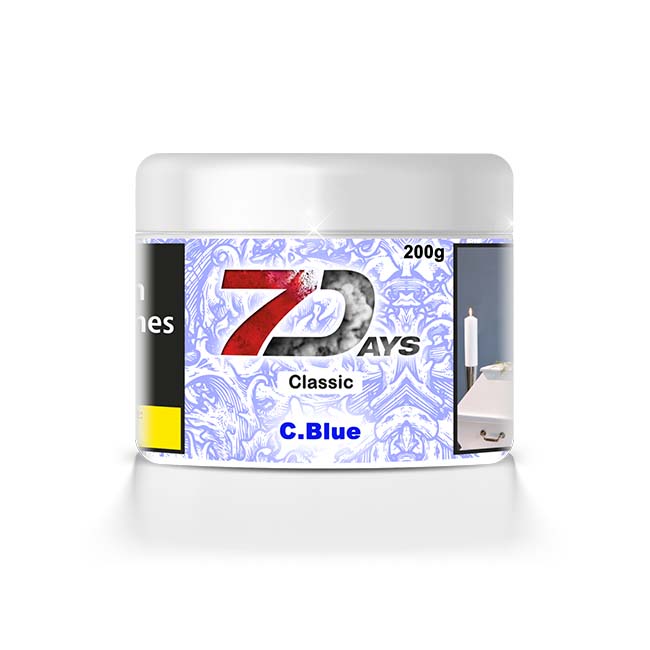 7 Days Classic Shisha Tabak - C. Blue 200g