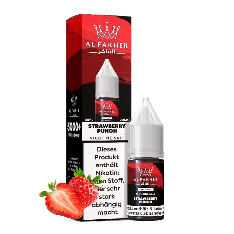 Al Fakher - Strawberry Punch Nikotinsalz Liquid 10ml | 20mg/ml