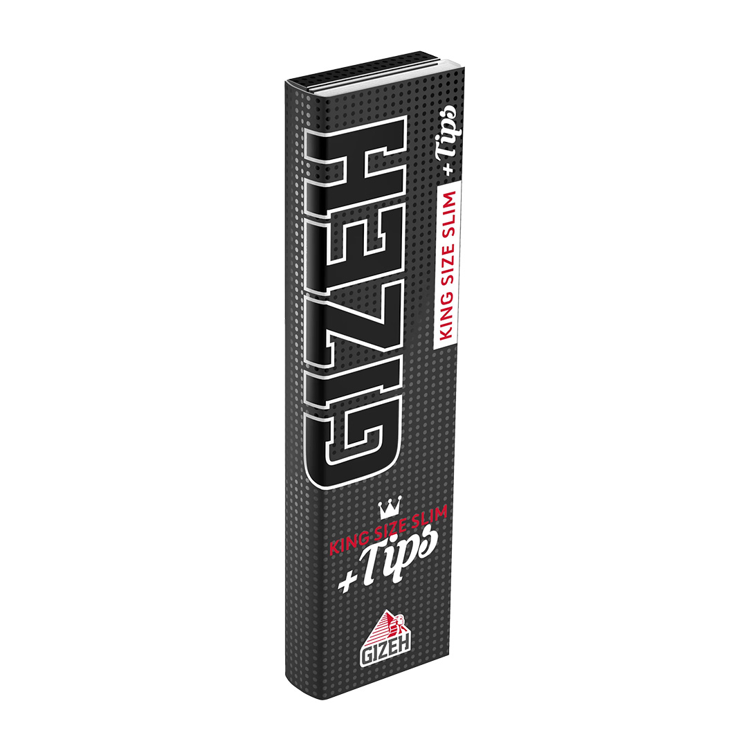 Gizeh Black King Size Slim Longpapers und Tips