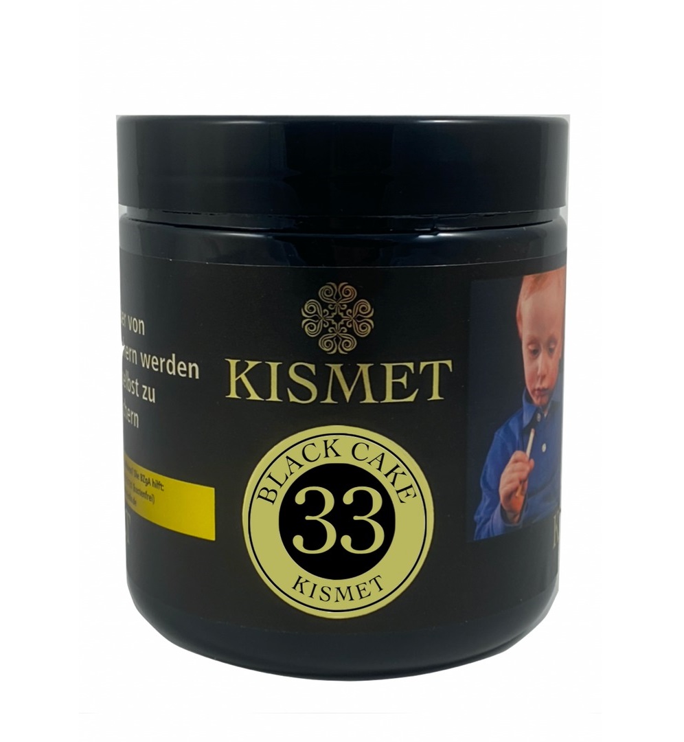 Kismet Shisha Tabak Black Cake 200g Dose Kismet Shisha Tabak Black Cake 200g Dose