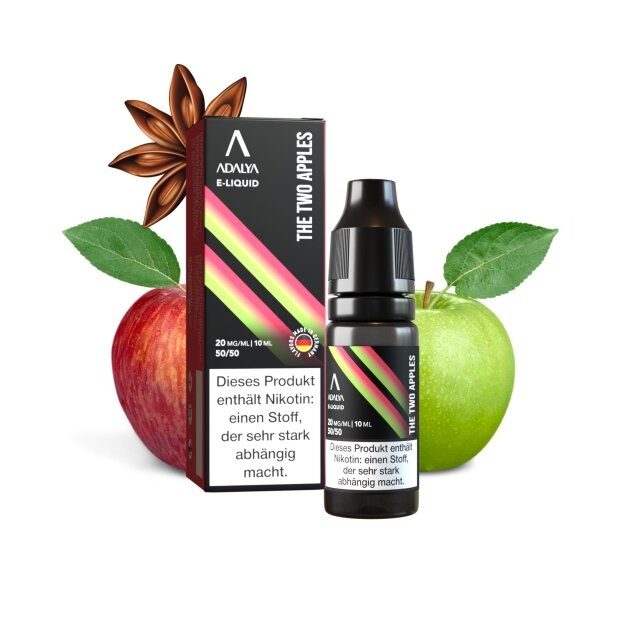 Adalya - The Two Apples Nikotinsalz Liquid 10ml | 20mg/ml