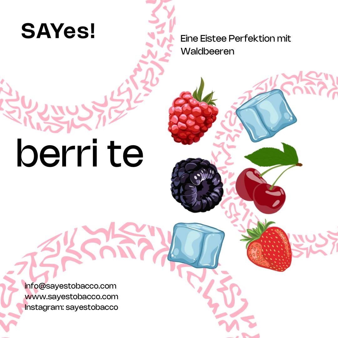 SAYes! Shisha Tabak - Berri Te 200g