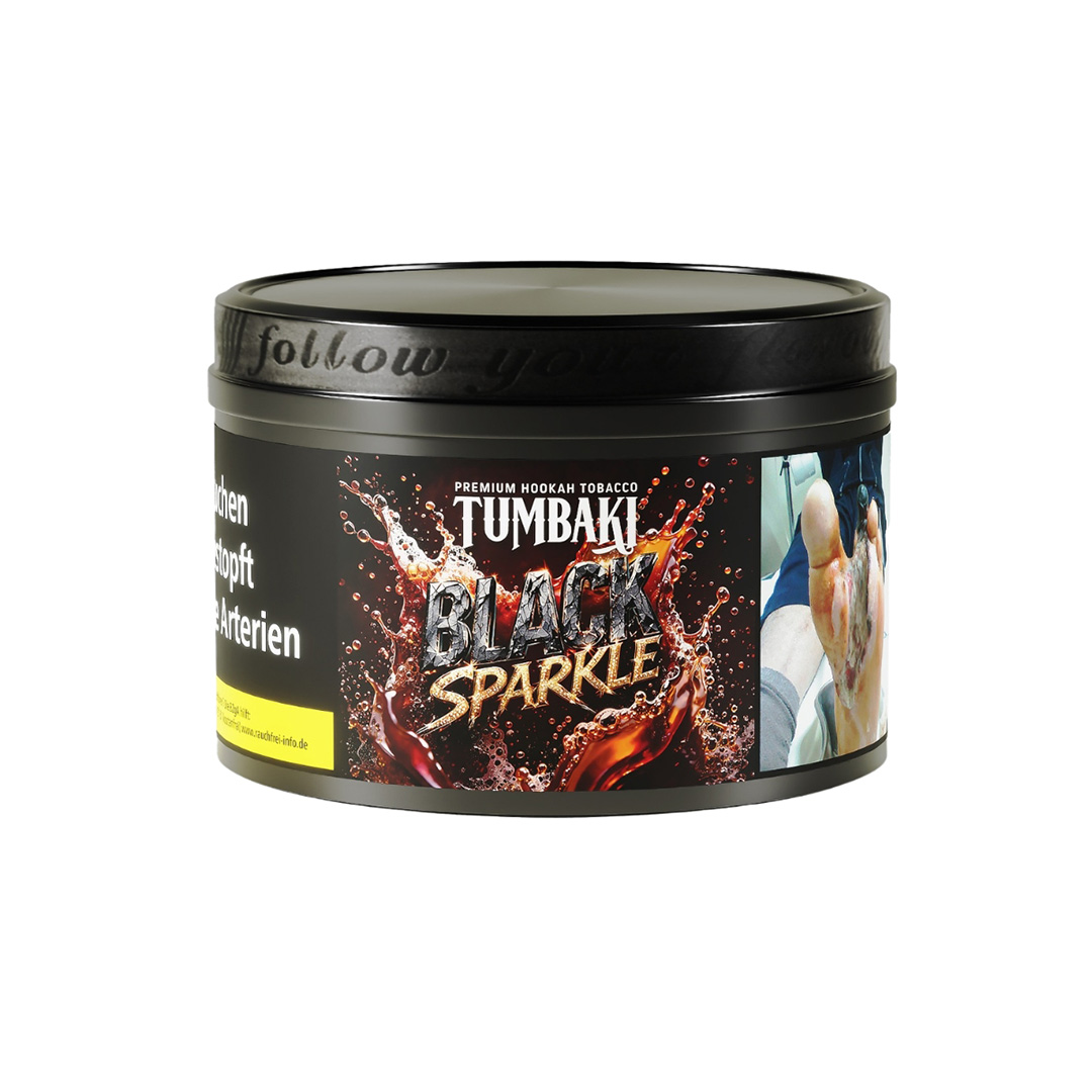 Tumbaki Virginia Shisha Tabak Black Sparkle 200g