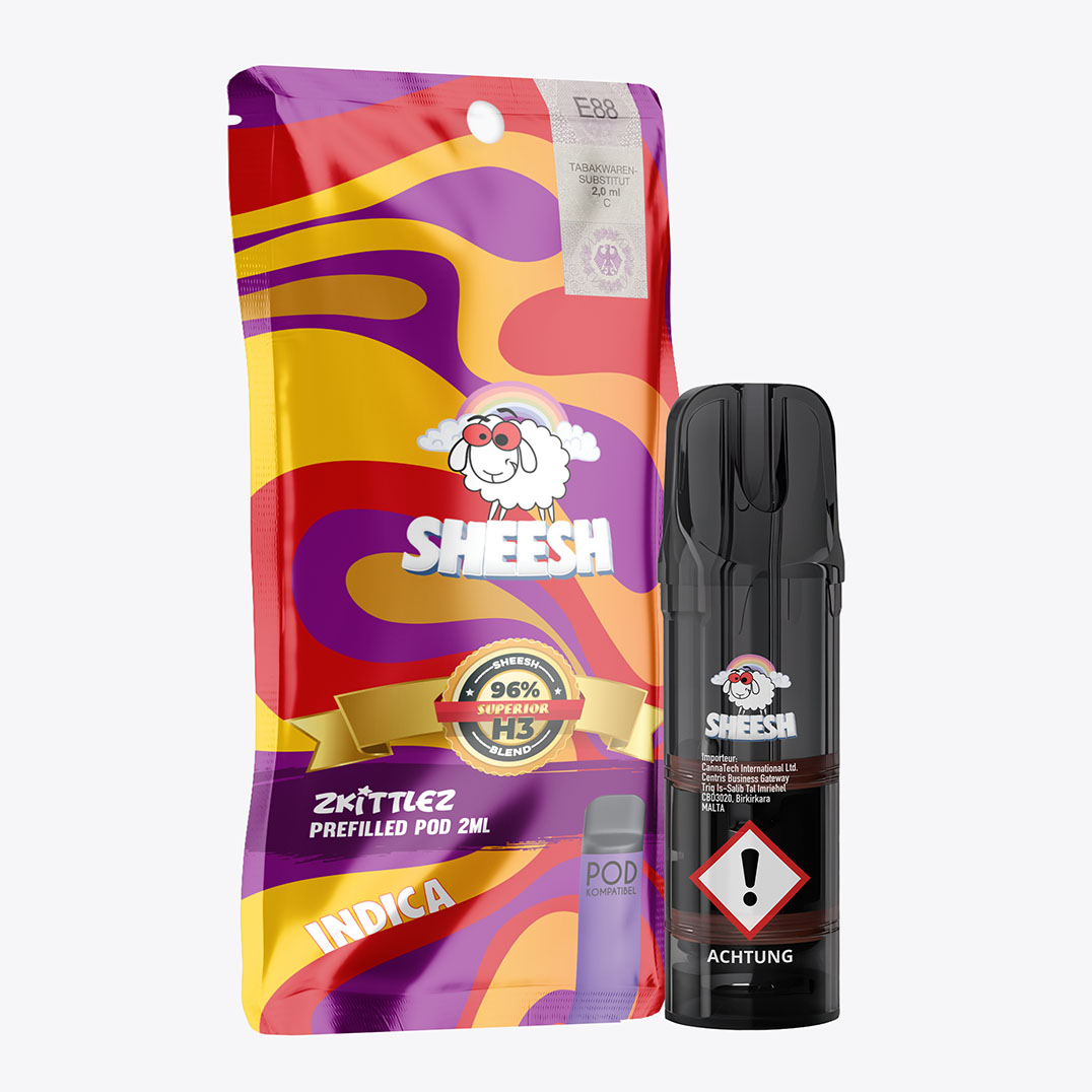 Sheesh 10-OH H3 Superior Blend Pod Zkittlez Sheesh 10-OH H3 Superior Blend Pod Zkittlez