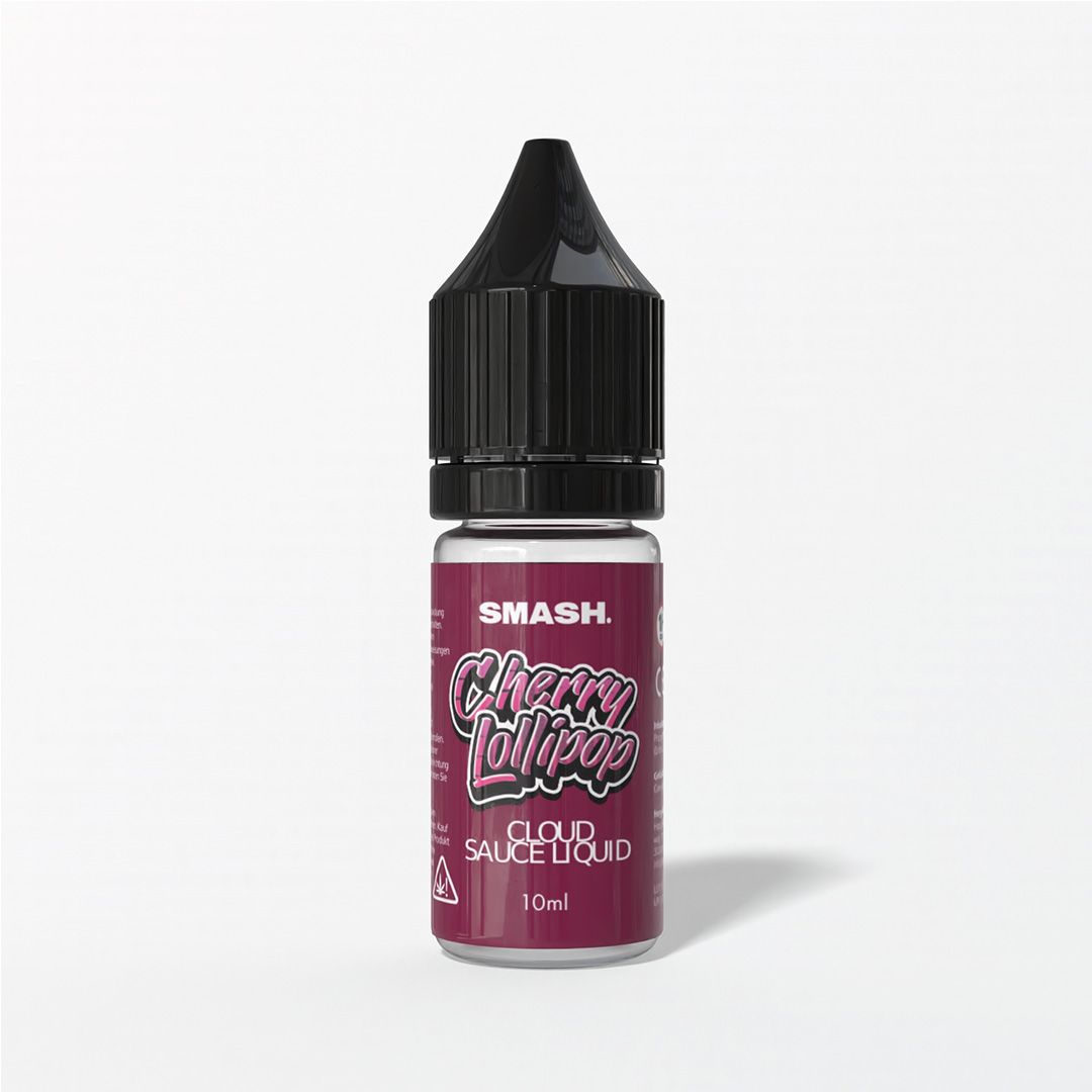 Smash Cloud Sauce Liquid Cherry Lollipop 10ml Smash Cloud Sauce Liquid Cherry Lollipop 10ml