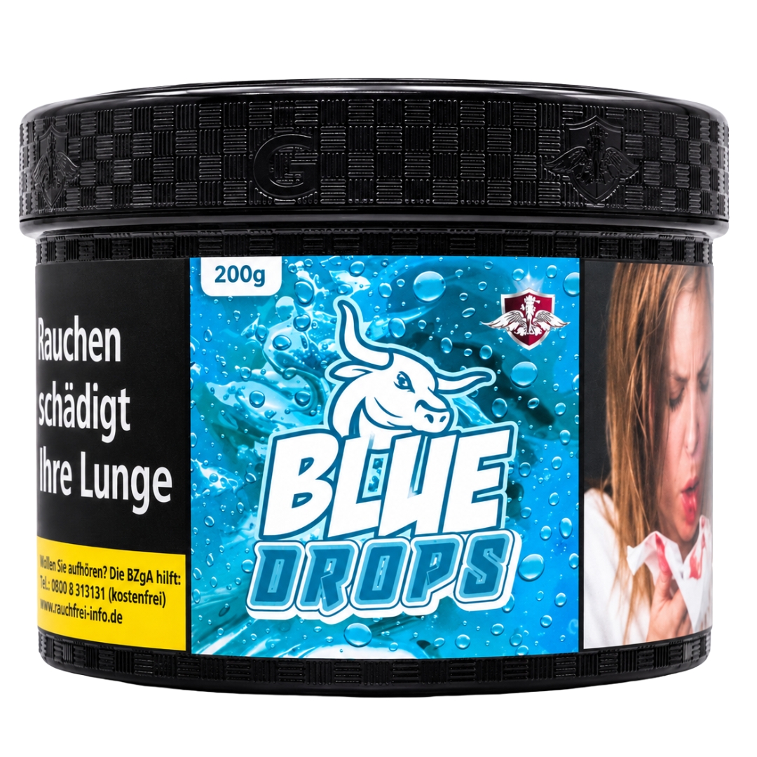 Fadi Virginia Shisha Tabak Blue Drops 200g Fadi Virginia Shisha Tabak Blue Drops 200g