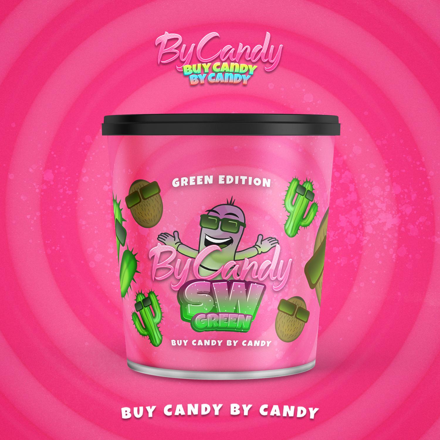 By Candy Shisha Tabak Sweet Wonder Green 200g By Candy Shisha Tabak Sweet Wonder Green 200g