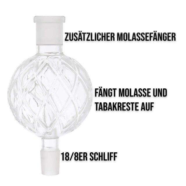 Luna Hookah Shisha Minima 2.0 Blau Molassefänger Luna Hookah Shisha Minima 2.0 Blau Molassefänger