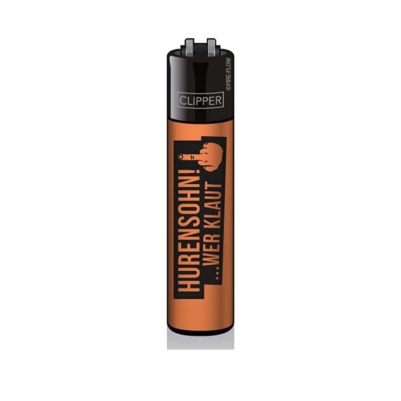 Clipper Feuerzeug Hurensohn Wer Klaut Collection Orange Clipper Feuerzeug Hurensohn Wer Klaut Collection Orange
