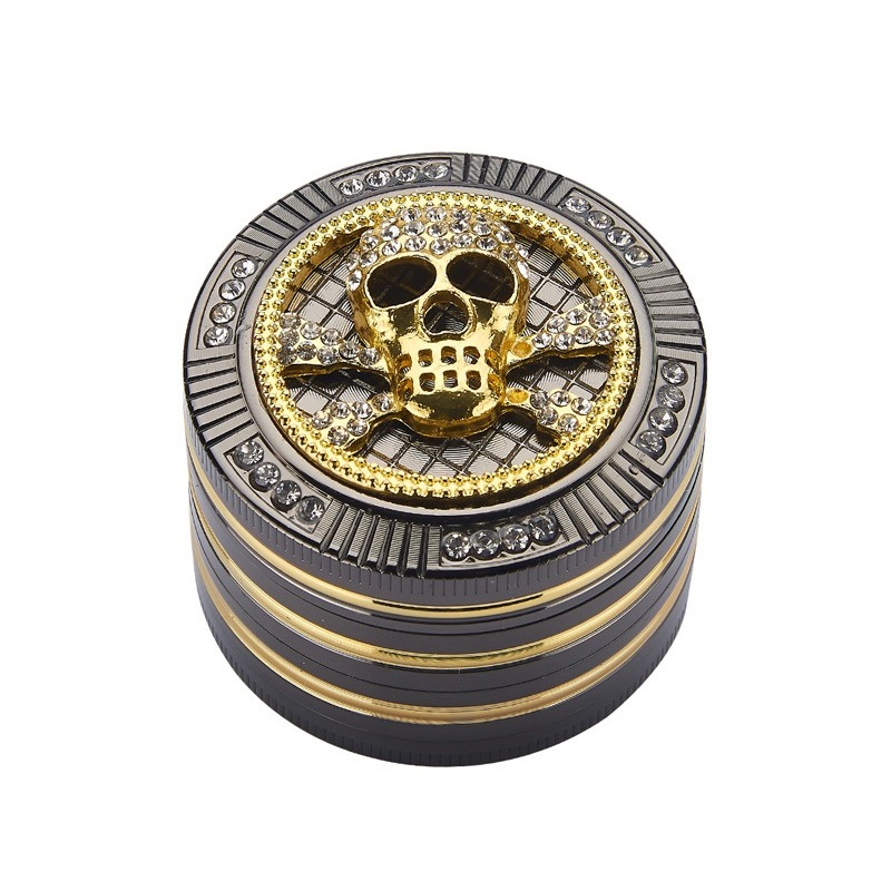 Champ High Grinder Bling Bling Skull 4-Teilig 50 mm Champ High Grinder Bling Bling Skull 4-Teilig 50 mm