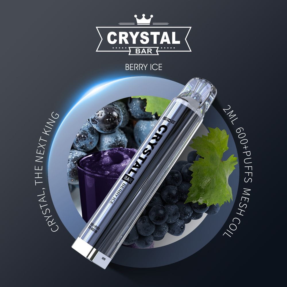 Crystal Bar - Berry Ice 2% Nikotin 600 Züge
