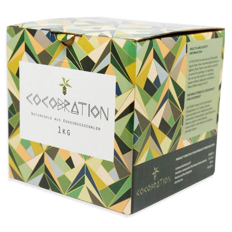 Cocobration Shisha Naturkohle - 1 Kg 26mm Cocobration Shisha Naturkohle - 1 Kg 26mm