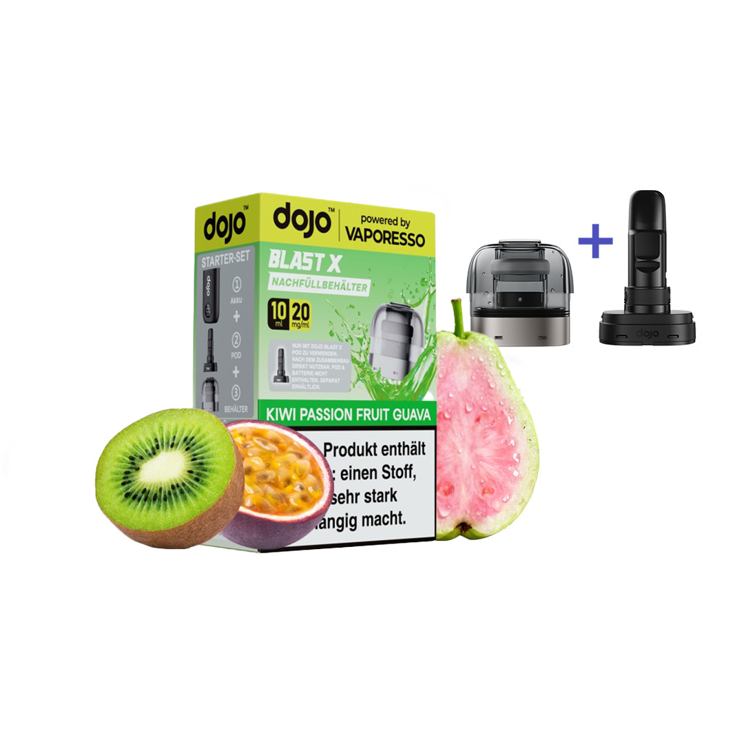 Dojo Blast X Pod Kiwi Passion Fruit Guava 10ml