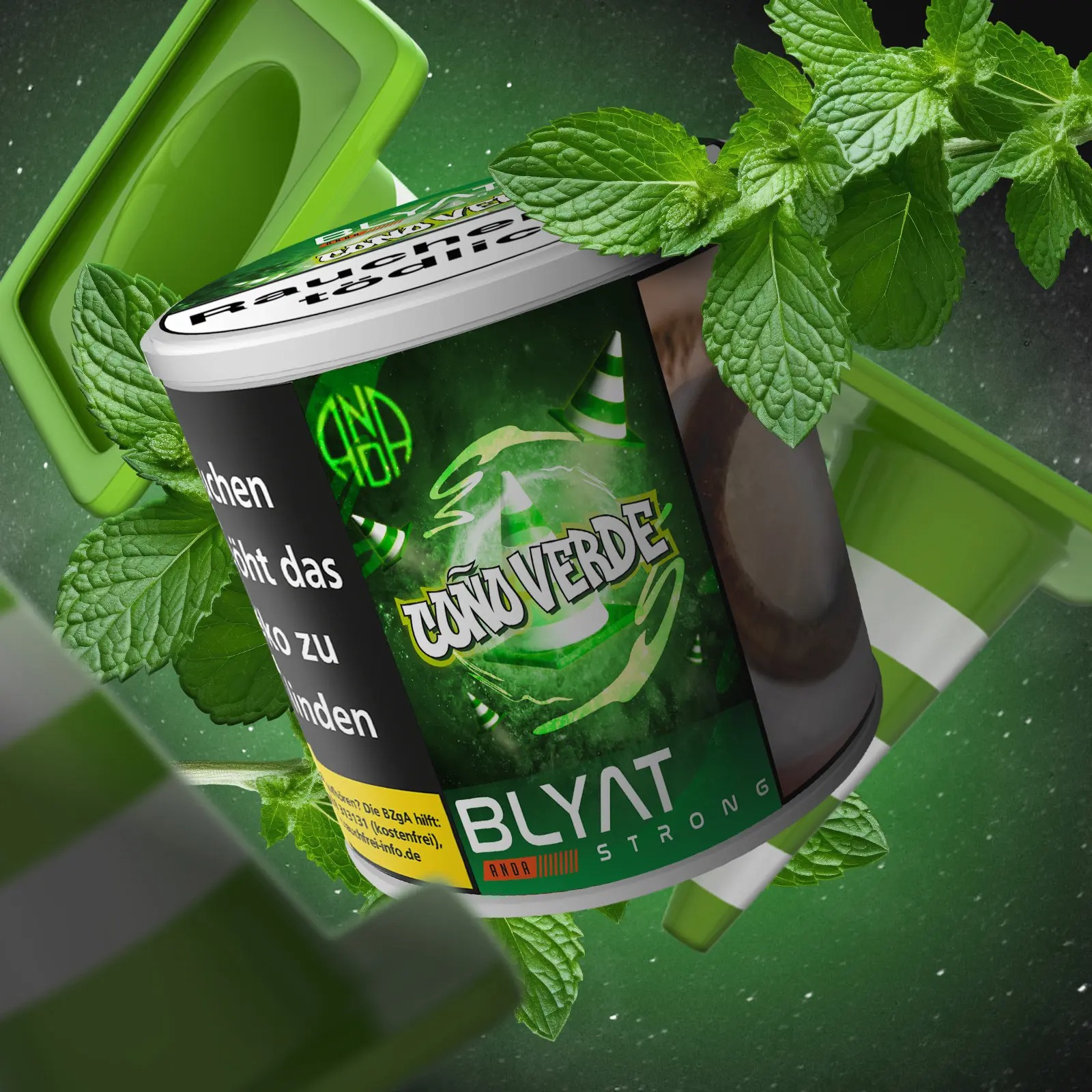 Blyat Shisha Tabak Cono Verde 200g Blyat Shisha Tabak Cono Verde 200g