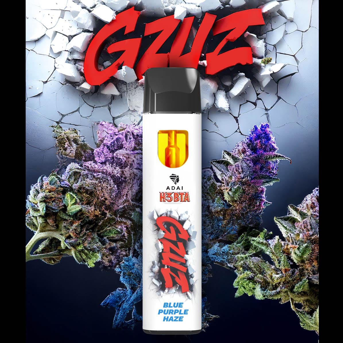 Gzuz H3BTA Superior Blend Vape - Blue Purple Haze 1ml