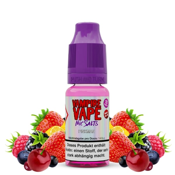 Vampire Vape Pinkman Nikotinsalz Liquid 10ml Vampire Vape Pinkman Nikotinsalz Liquid 10ml