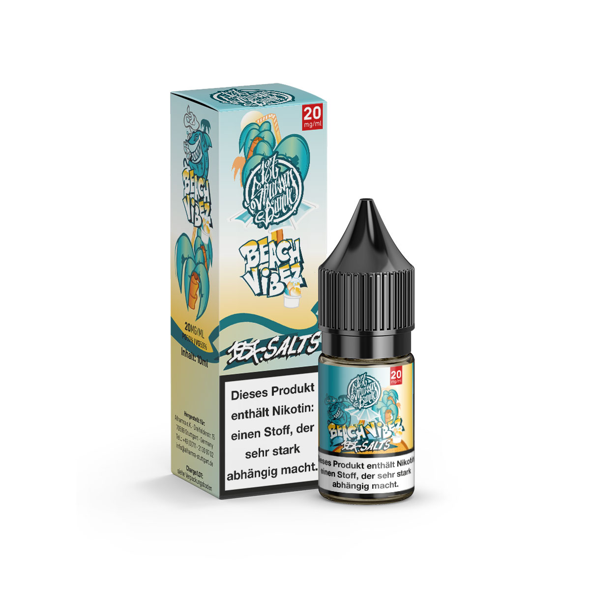 187 Strassenbande - Beach Vibez Nikotinsalz Liquid 10ml | 20mg/ml