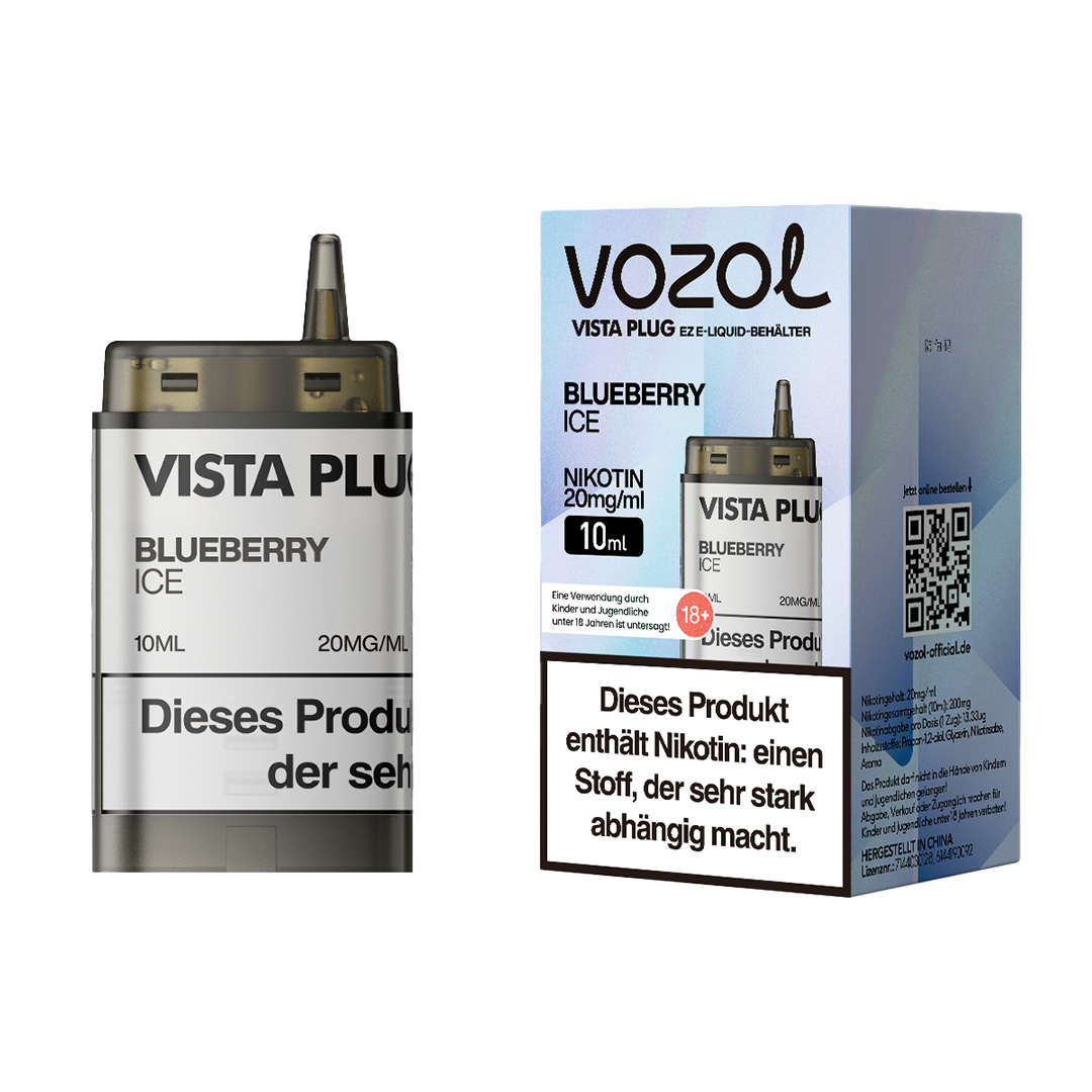 Vozol Vista Plug EZ Pod Blueberry Ice Vozol Vista Plug EZ Pod Blueberry Ice