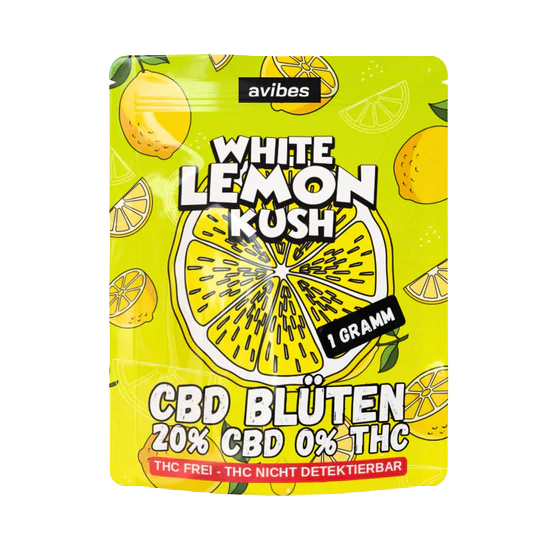 avibes CBD Blüte White Lemon Kush 1g avibes CBD Blüte White Lemon Kush 1g