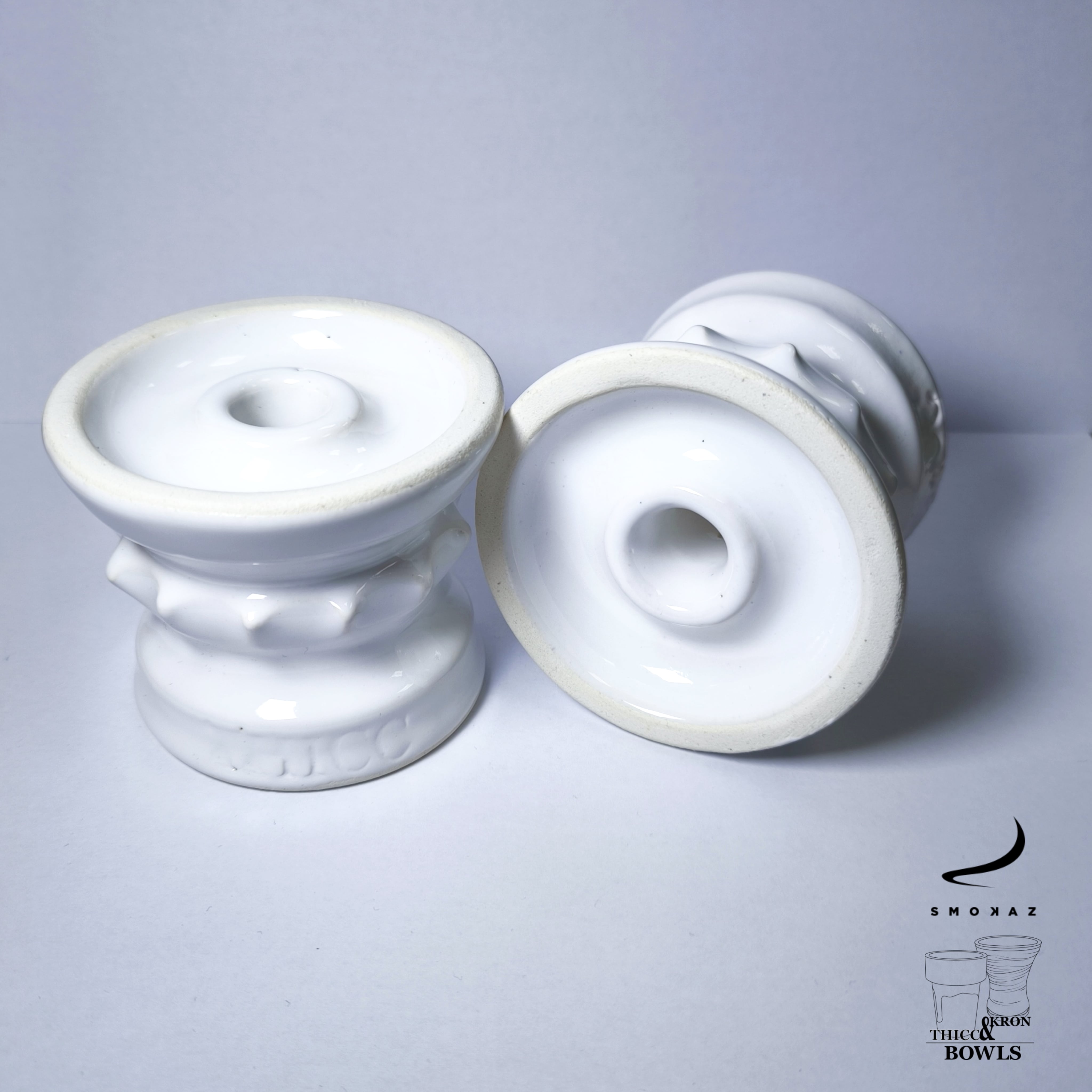 THICC Bowls Elegance Phunnel Pure White THICC Bowls Elegance Phunnel Pure White