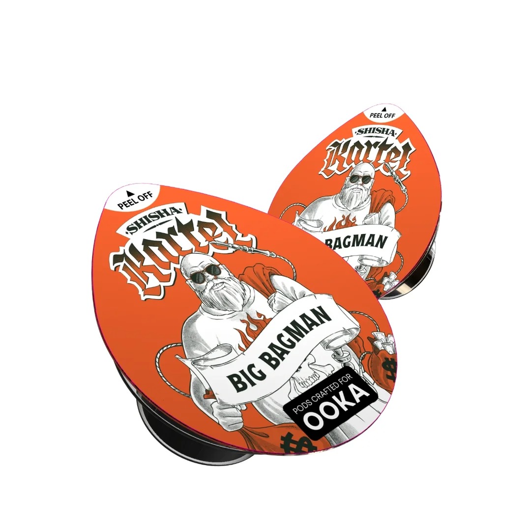 OOKA Shisha Kartel Shisha Tabak - Big Bagman OOKA Pod (2 Pods)