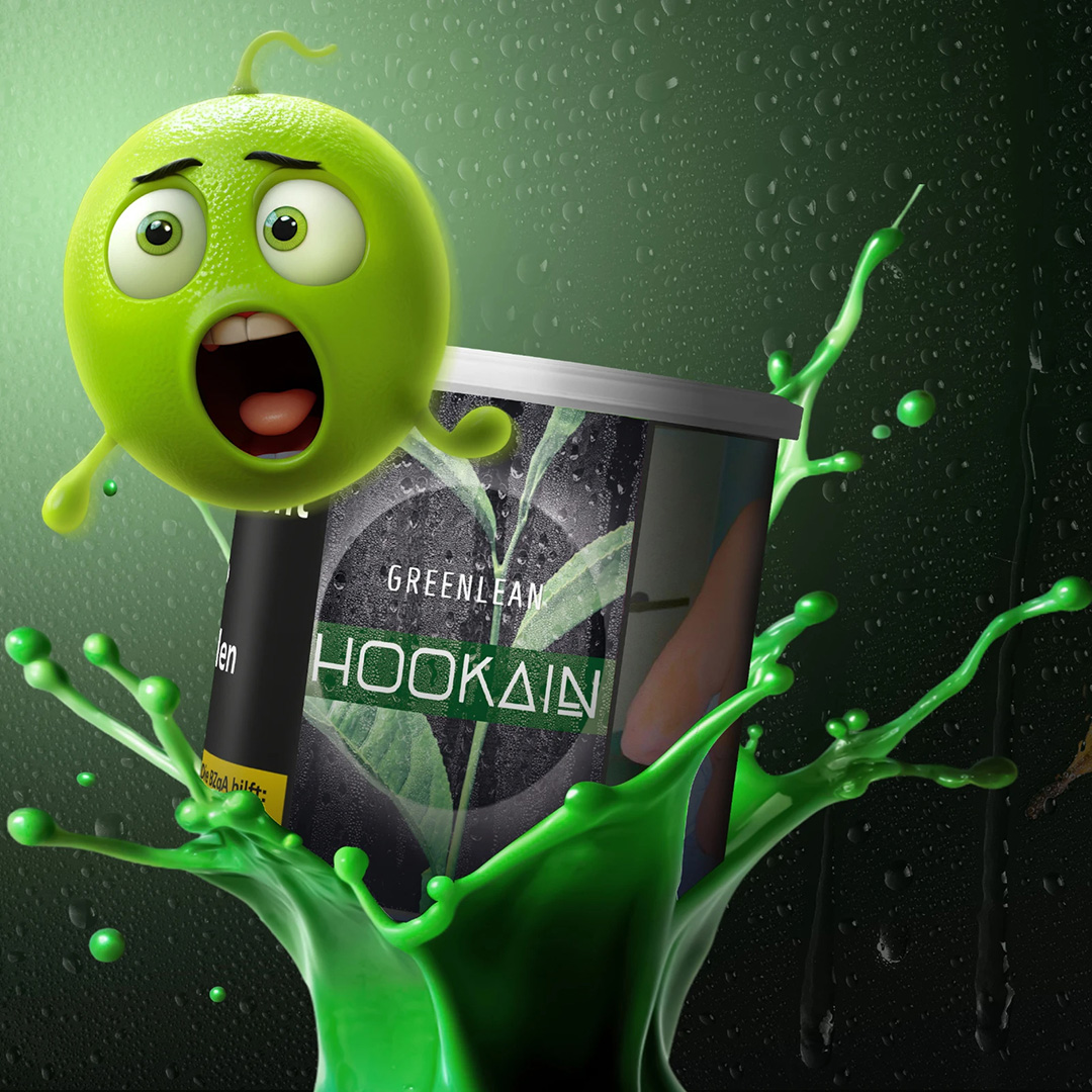 Hookain Shisha Tabak Green Lean 200g Hookain Shisha Tabak Green Lean 200g
