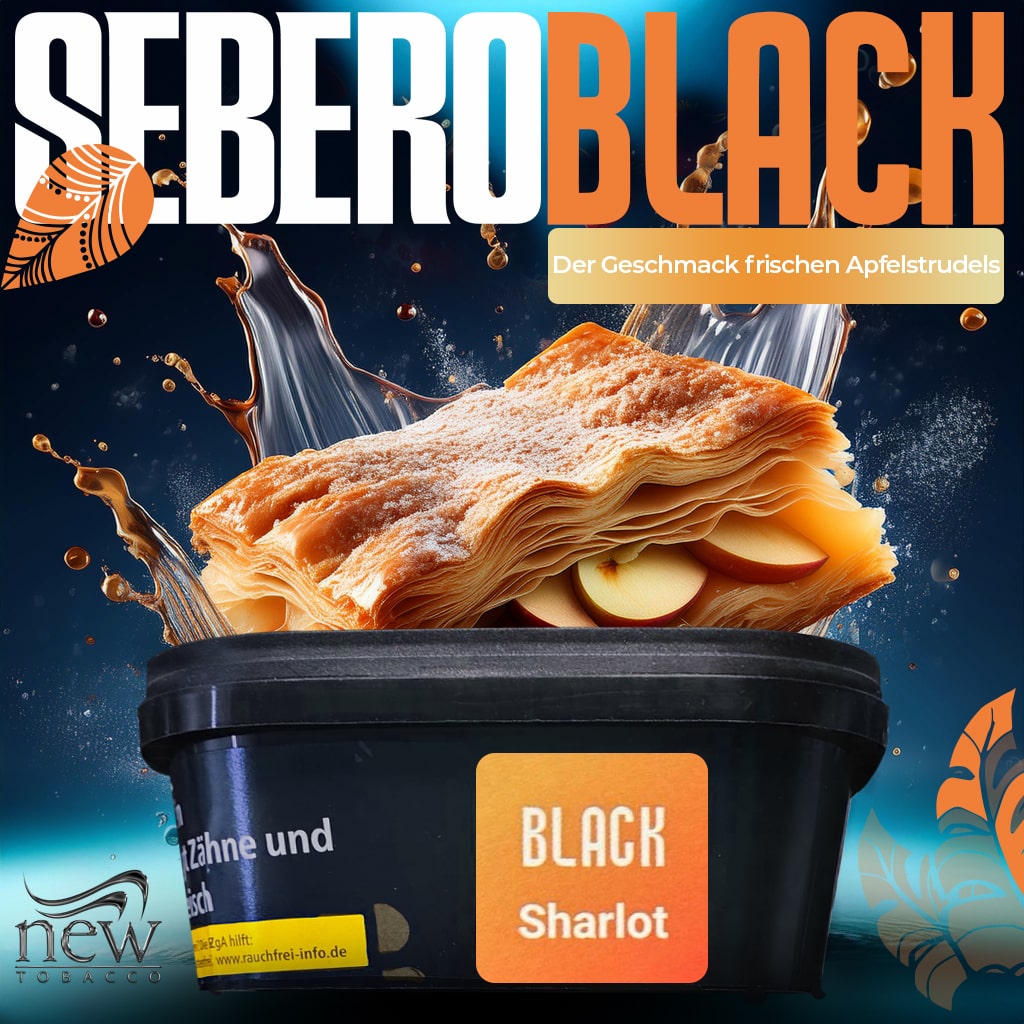Sebero Black Shisha Tabak - Sharlot 200g