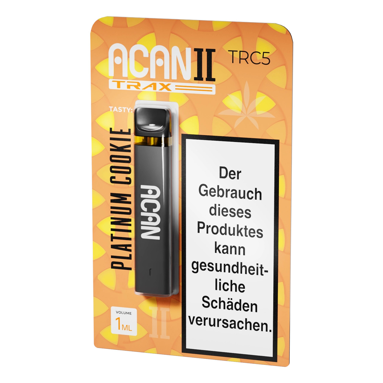 Acan Trax TRC5 Vape Einweg E-Zigarette Platinium Cookie - 1ml