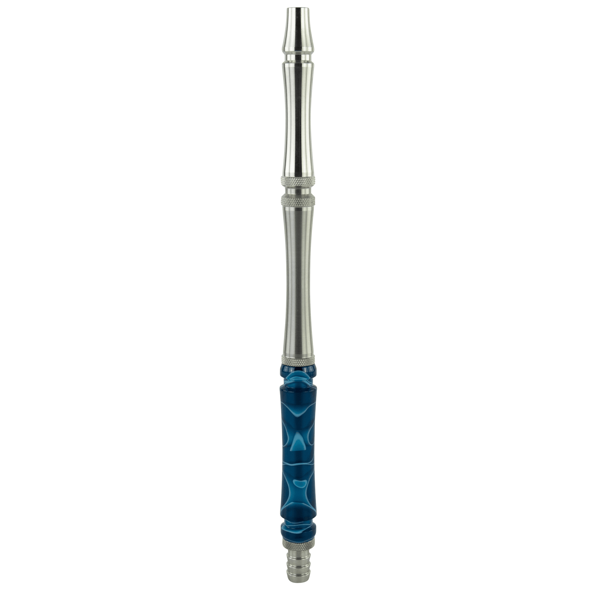 Moze-Breeze-Two-Line-Stainless-Steel-Moutpiece-Wavy-Blue Moze - Stainless Steel Mouthpiece - Wavy Blue