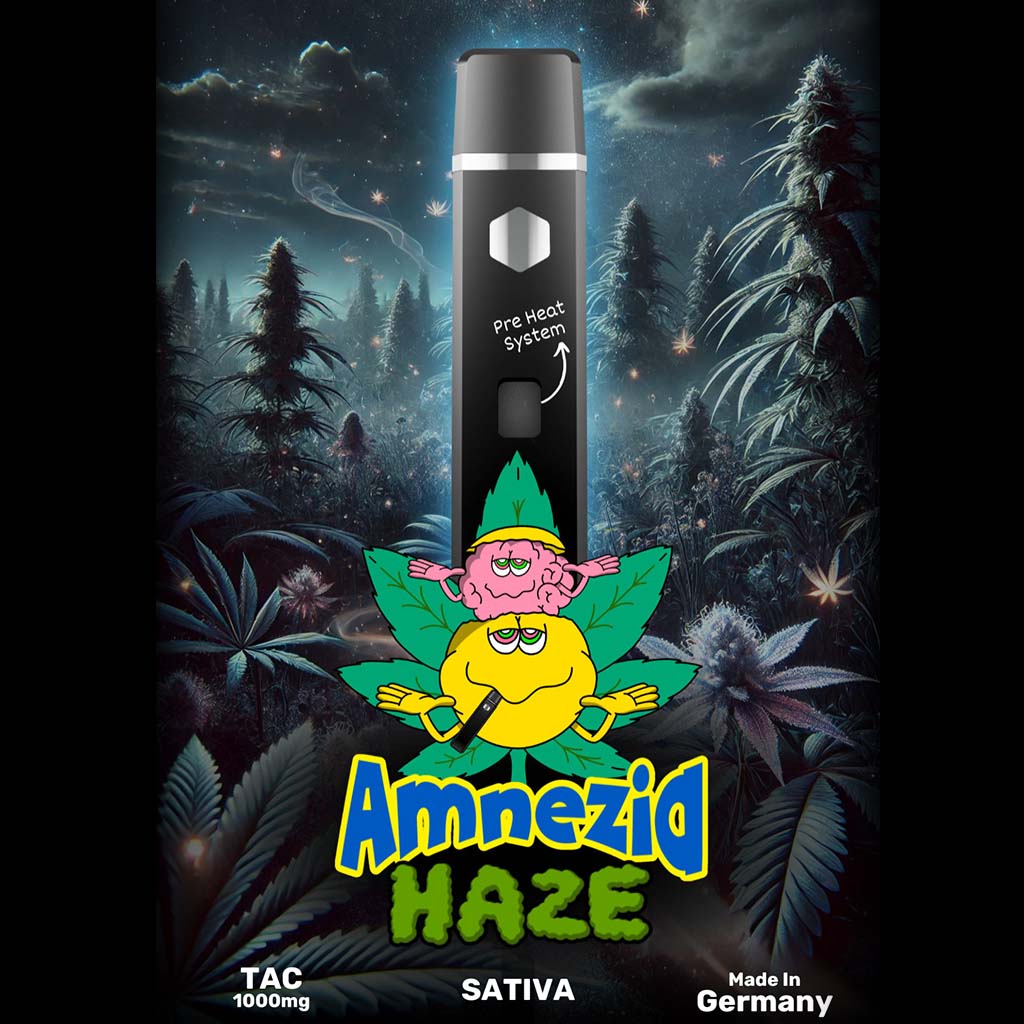 Happys Amsterdam TAC Vape - Amnezia Haze 1ml