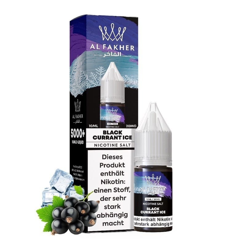 Al Fakher - Black Currant Ice Nikotinsalz Liquid 10ml | 20mg/ml