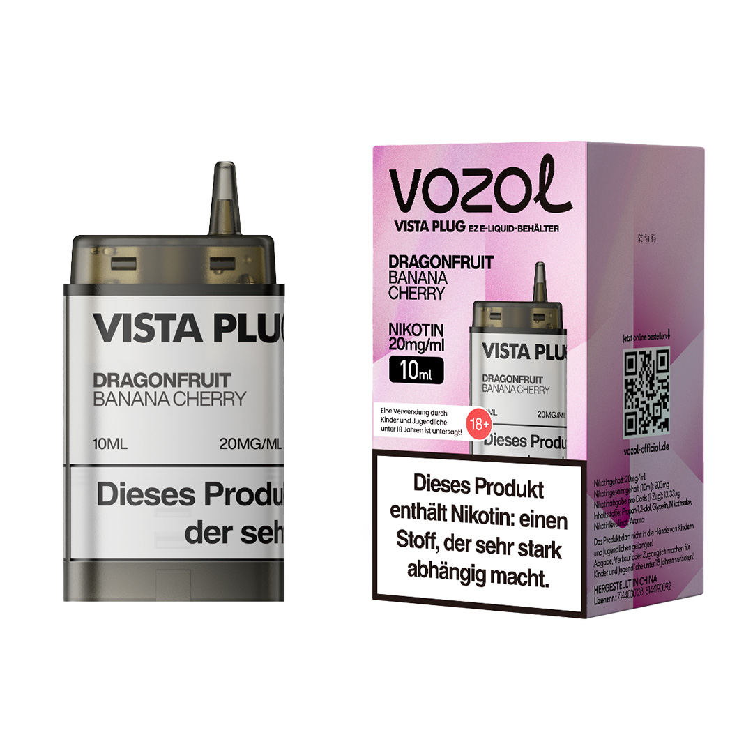 Vozol - Vista Plug EZ Pod - Dragonfruit Banana Cherry 10ml