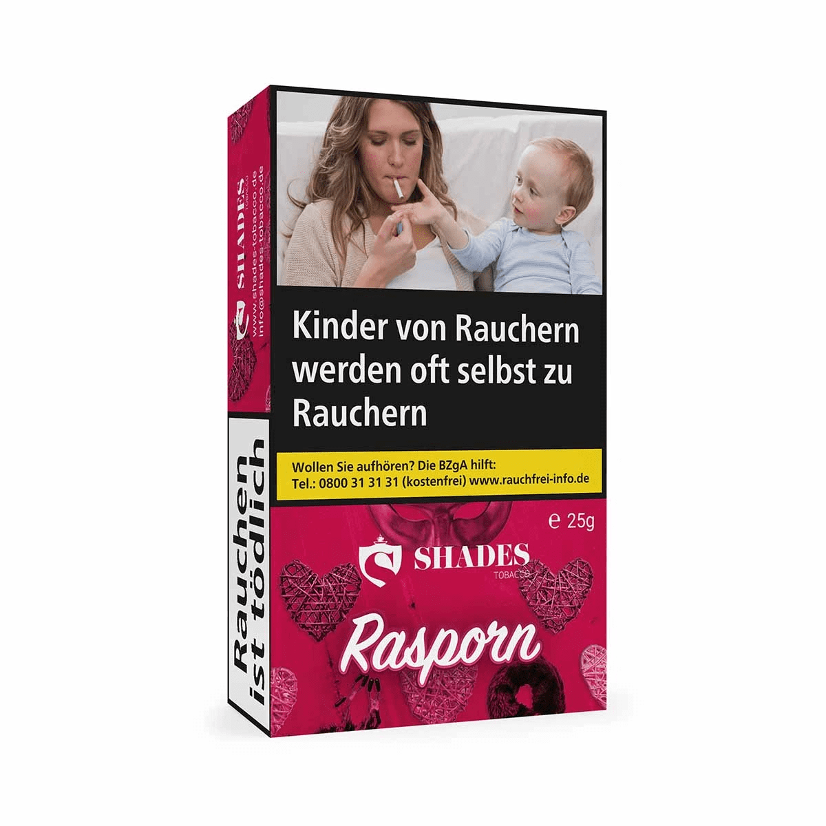 Shades_Rasporn_25g Shades Tobacco - Rasporn 25g