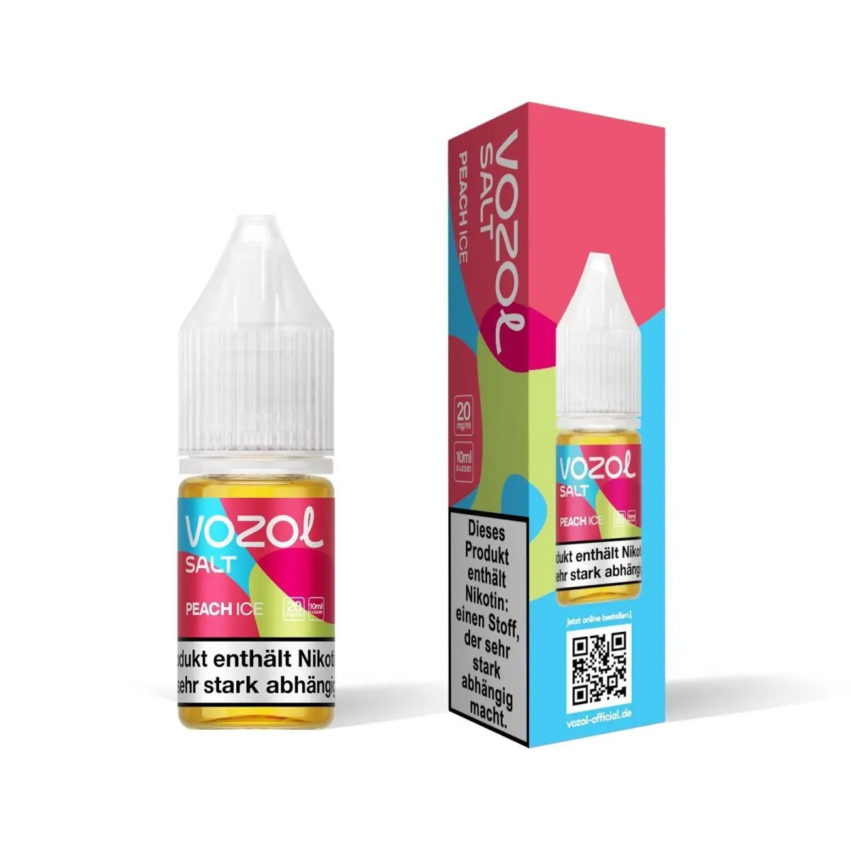 Vozol - Peach Ice Nikotinsalz Liquid 10ml | 20mg/ml