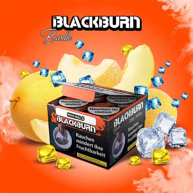 Blackburn Shisha Tabak Mln Halls 200g Bundle Blackburn Shisha Tabak Mln Halls 200g Bundle
