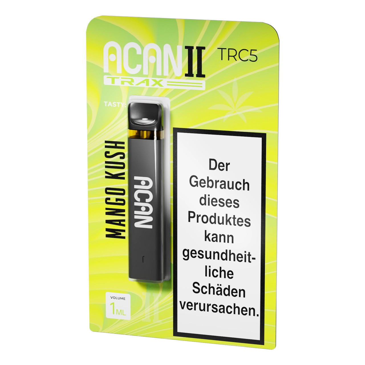 Acan Trax TRC5 Vape Einweg E-Zigarette Mango Kush - 1ml