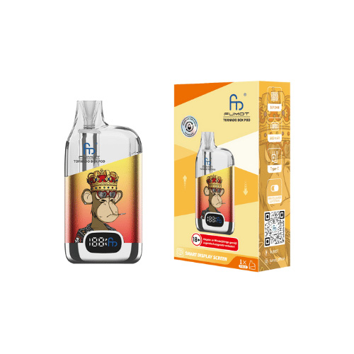 Randm Tornado Box Pod 12000 Yellow Red Randm Tornado Box Pod 12000 Yellow Red