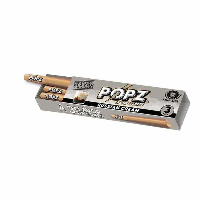 King Palm PopZ Hemp Cones Russian Cream 3er Pack King Palm PopZ Hemp Cones Russian Cream 3er Pack