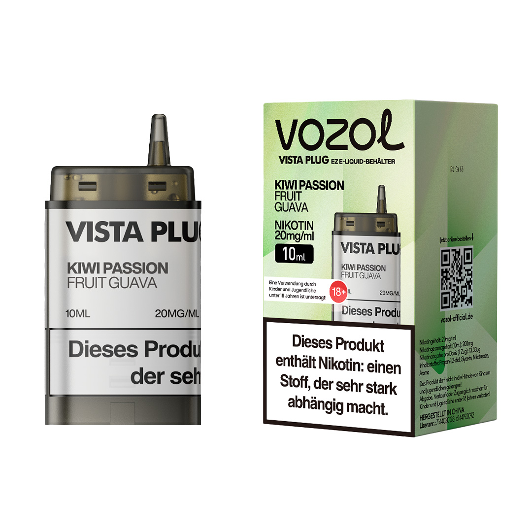 Vozol - Vista Plug EZ Pod - Kiwi Passion Fruit Guava 10ml