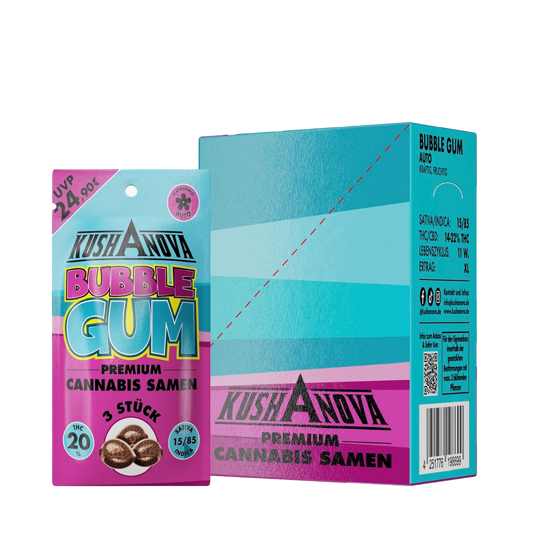 Kushanova Cannabissamen Bubble Gum Kushanova Cannabissamen Bubble Gum