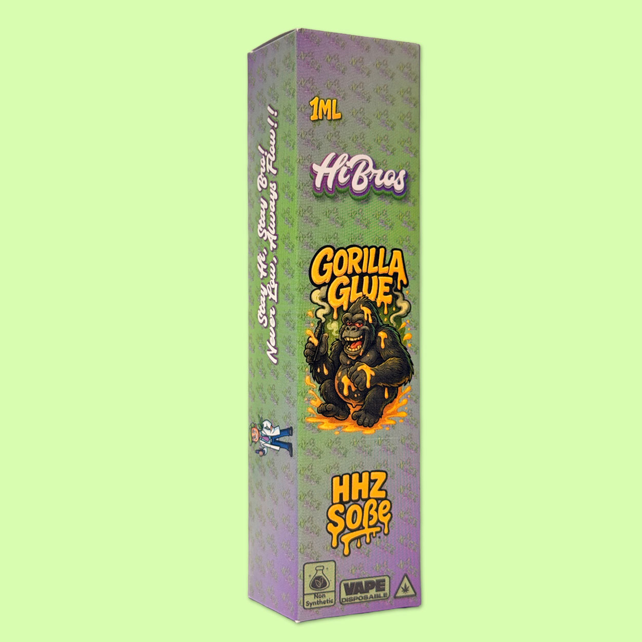HiBros HHZ Vape Gorilla Glue 1ml HiBros HHZ Vape Gorilla Glue 1ml