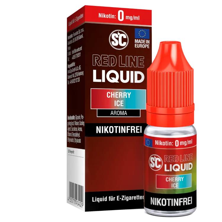SC Red Line Liquid Cherry Ice 10ml 0mg