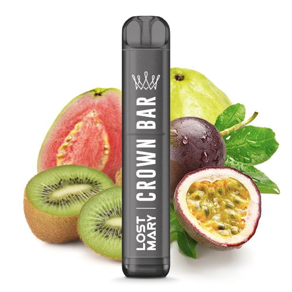 Crown Bar by Al Fakher x Lost Mary - Kiwi Passionfruit Guava 2% Nikotin 600 Züge