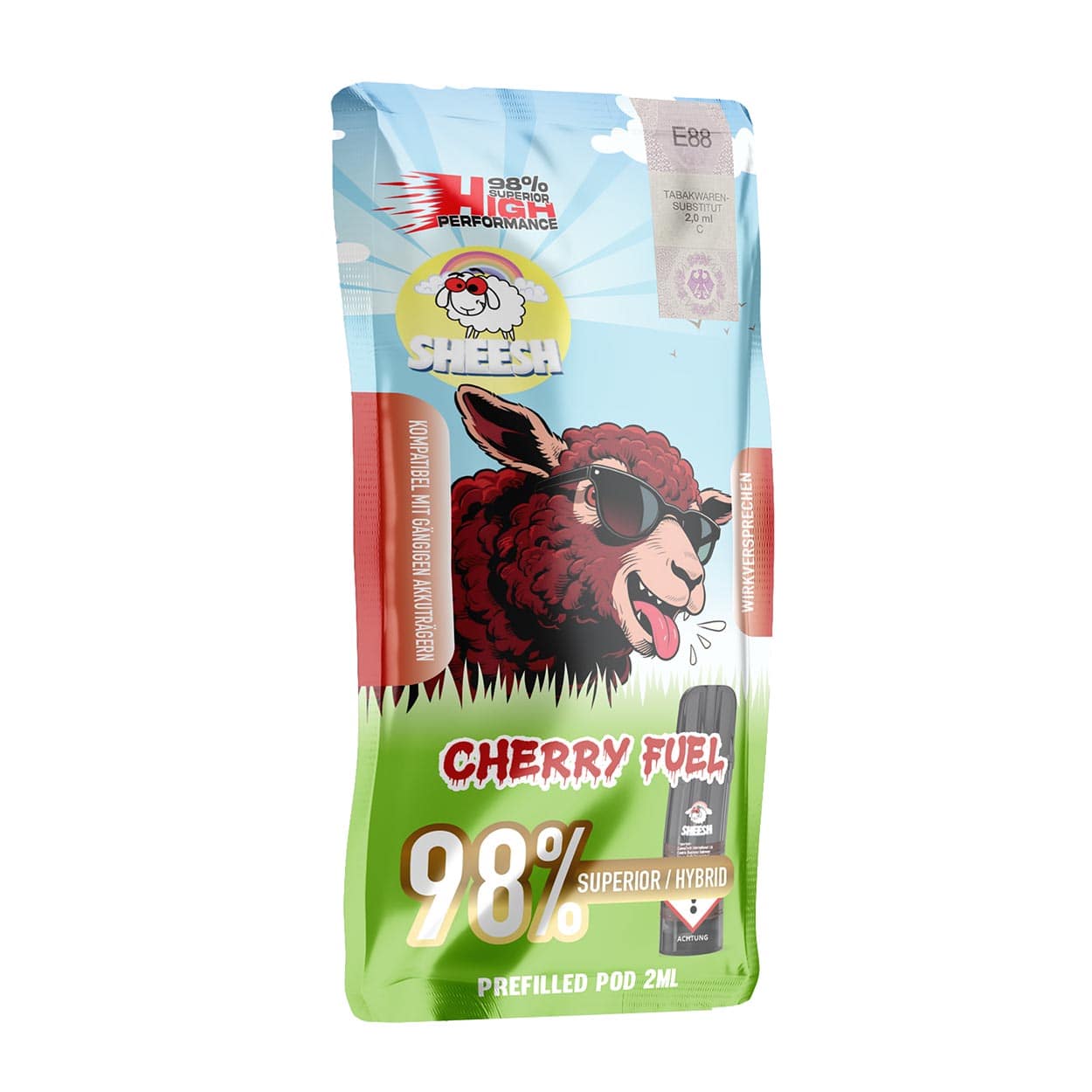 Sheesh Cherry Fuel Superior Signature Pod 2ml Sheesh Cherry Fuel Superior Signature Pod 2ml