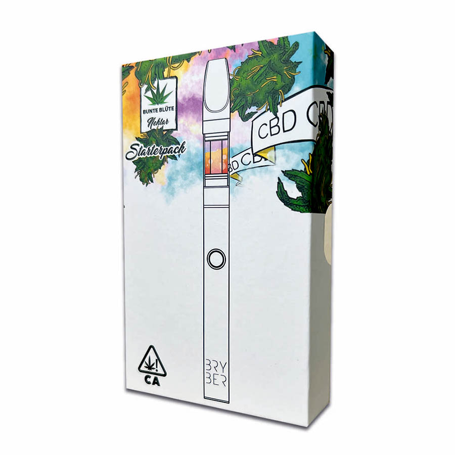 Bunte Blüte x Bryber CBD Vape Pen Starterpack Super Silver Haze 0,5 ml Bunte Blüte x Bryber CBD Vape Pen Starterpack Super Silver Haze 0,5 ml