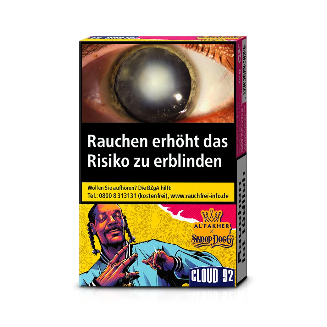 Al Fakher X Snoop Dogg Cloud 92 Virginia Shisha Tabak 25g