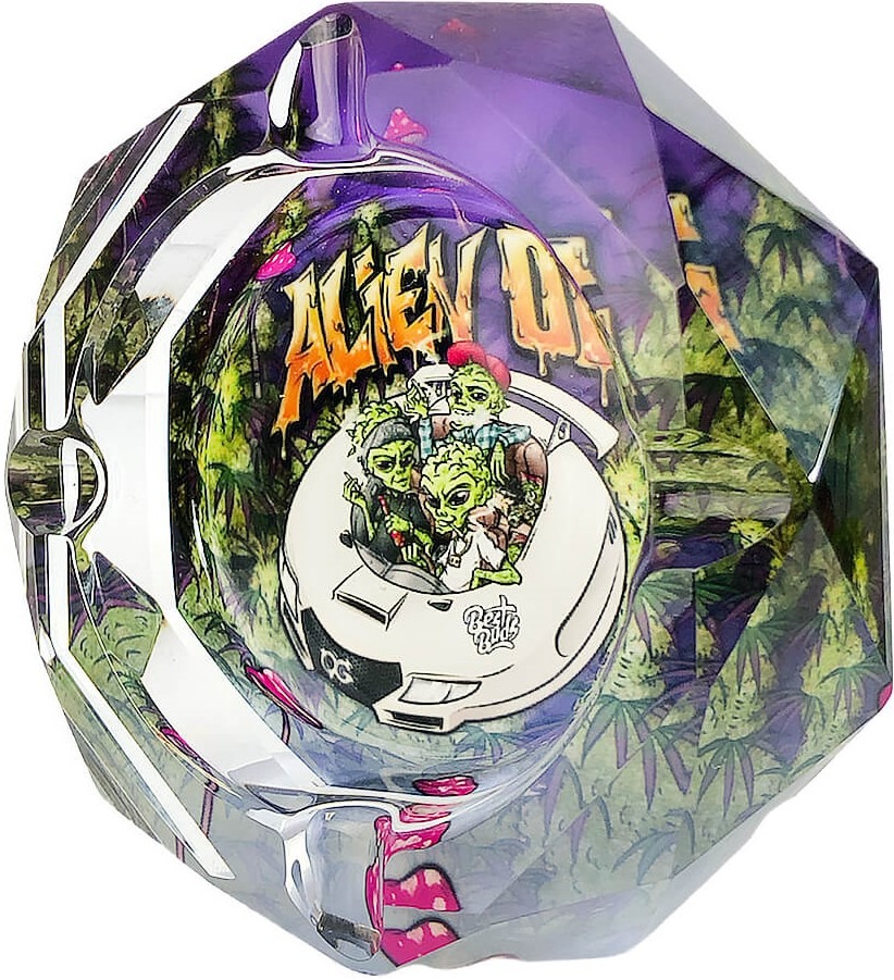Best Buds Kristallaschenbecher Alien OG Top Best Buds Kristallaschenbecher Alien OG Top