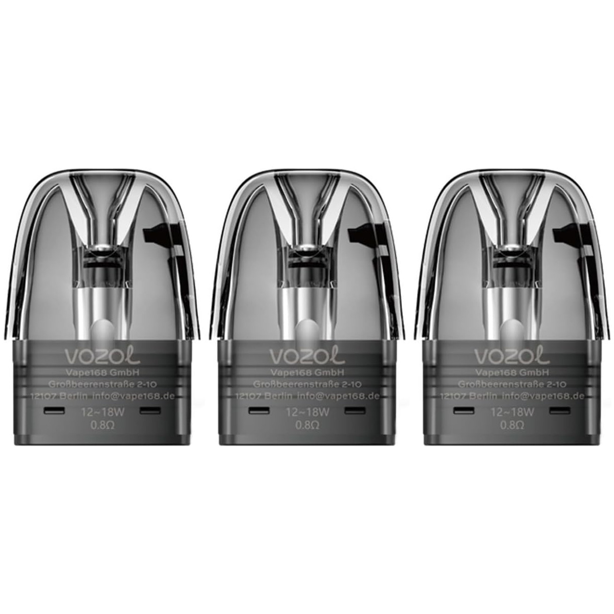 Vozol - Ace Go & Ace Max Ersatzpod 0,8 Ohm 3er Pack