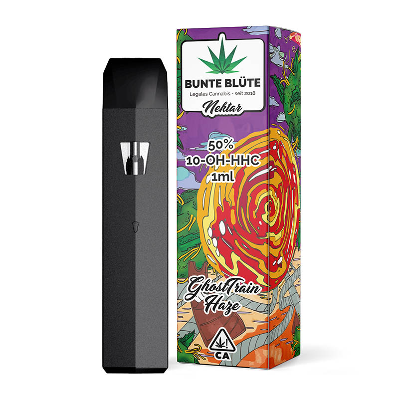 Bunte Blüte 10-OH-HHC Vape Ghost Train Haze Bunte Blüte 10-OH-HHC Vape Ghost Train Haze